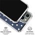 Blue and Cream Polka Dots iPhone 16 Pro Clear Case